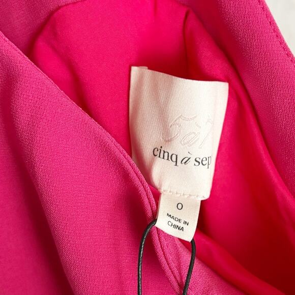 Cinq à Sept Dulcina Midi Dress Pink NEW With Tag 0 - Picture 8 of 11